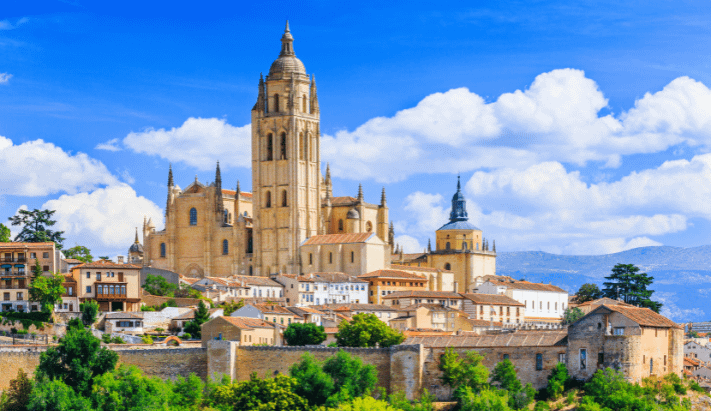 Vilarejos de Madri a Santiago